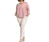 Made In Italy The Chic Rebel Italian Magic Pants In Soft Pink In Multi