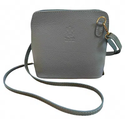 Made In Italy Women's Marbella Crossbody Bag In Light Blue