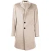Made In Italy Beige Wool Coat In Neutral