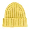 Made In Italy Yellow Cashmere Hats & Cap