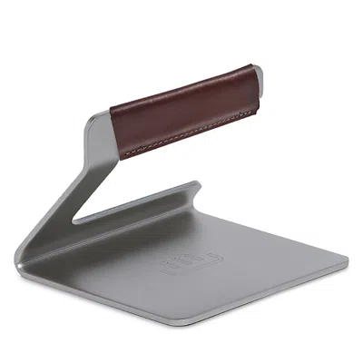 Made In Leather Handle Sleeve Grill Press In Gray