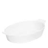 Made In Porcelain Oval Baking Dish In White