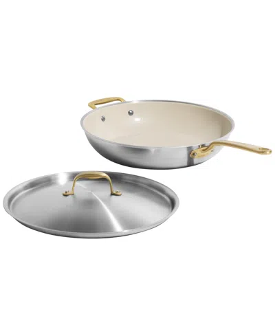 Made In Stainless Steel 6-quart Weeknight Pan With Lid In Animal Print