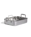 Made In Stainless Steel Clad 17" Roasting Pan