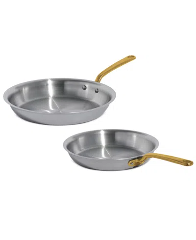 Made In Stainless Steel Clad 2-piece Fry Pan Set