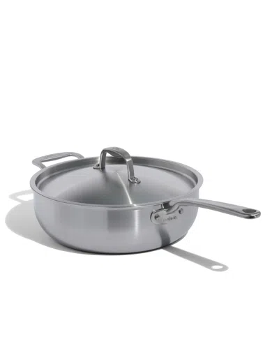 Made In Stainless Steel Clad 5-quart Saucier With Lid