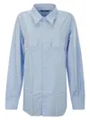 Made In Tomboy Relaxed Fit Long Sleeve Shirt In Blue