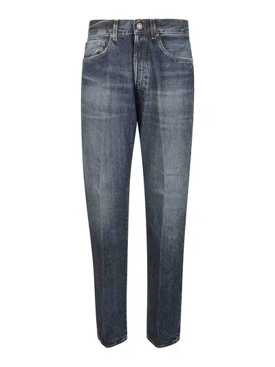 Made In Tomboy Straight Leg Jeans In Dark Blue