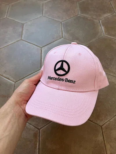 Pre-owned Made In Usa X Mercedes Benz Pink Vintage Cap