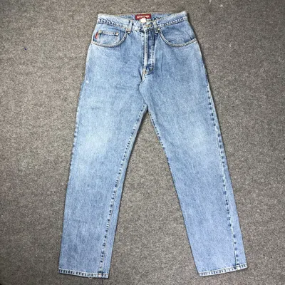 Pre-owned Made In Usa X Stussy Vintage 90's Stussy Made In Usa Baggy Jeans In Blue