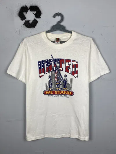 Pre-owned Made In Usa X Vintage 9/11 United We Stand Tee In White