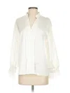 Made With Love 3/4 Sleeve Blouse In White