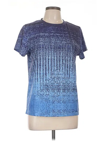 Pre-owned Made With Love Active T-shirt In Blue