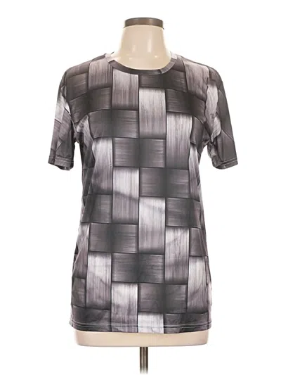 Pre-owned Made With Love Active T-shirt In Gray