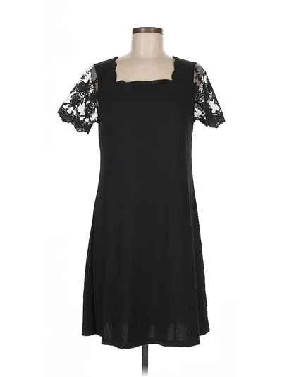 Pre-owned Made With Love Casual Dress In Black