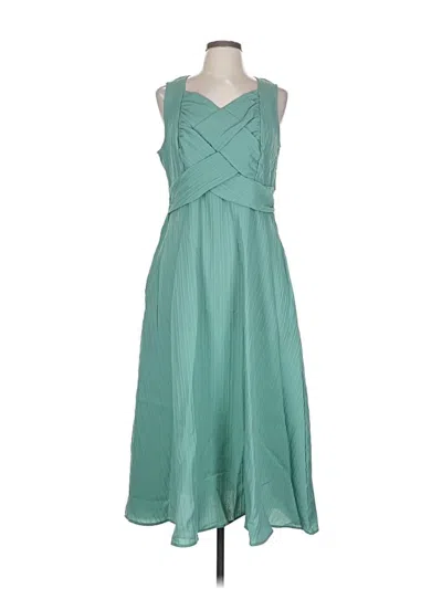 Pre-owned Made With Love Casual Dress In Blue