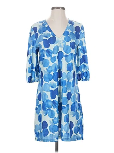 Pre-owned Made With Love Casual Dress In Blue