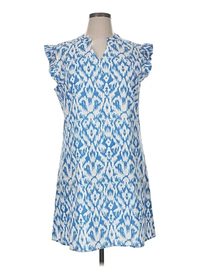 Pre-owned Made With Love Casual Dress In Blue