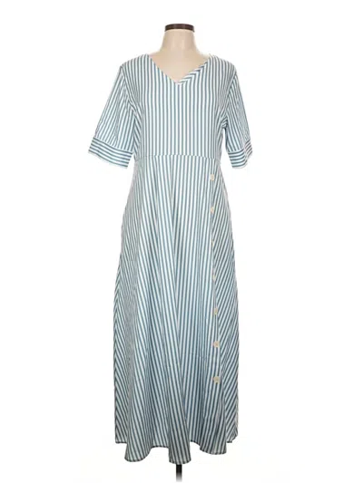 Made With Love Casual Dress In Blue