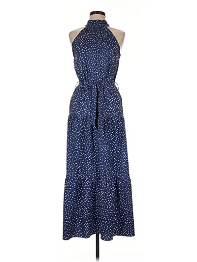 Pre-owned Made With Love Casual Dress In Blue