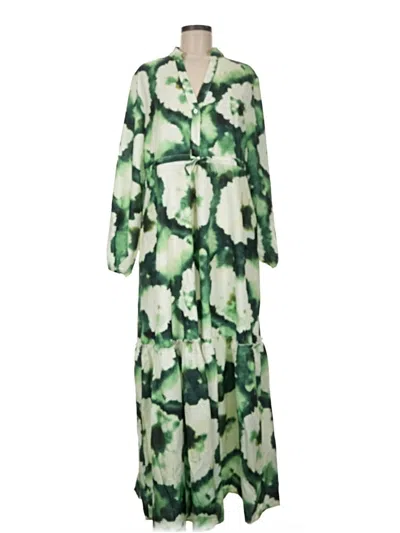 Made With Love Casual Dress In Green