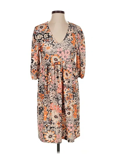 Pre-owned Made With Love Casual Dress In Orange