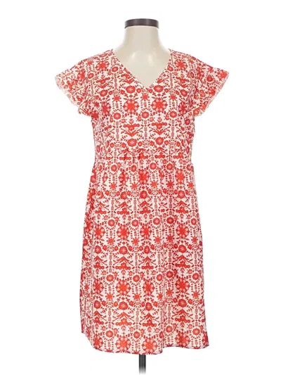Pre-owned Made With Love Casual Dress In Red