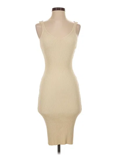 Pre-owned Made With Love Casual Dress In Tan