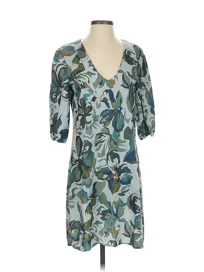 Pre-owned Made With Love Casual Dress In Teal