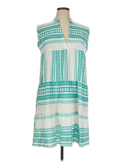Pre-owned Made With Love Casual Dress In Teal