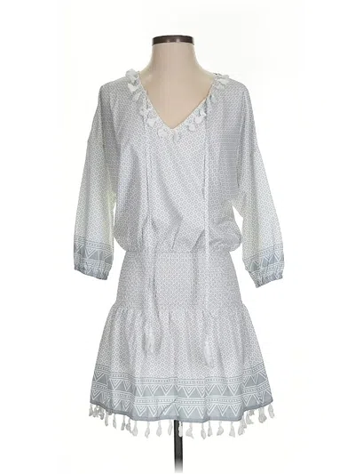 Pre-owned Made With Love Casual Dress In White