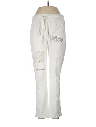Pre-owned Made With Love Casual Pants In Ivory