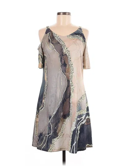 Pre-owned Made With Love Cocktail Dress In Gray