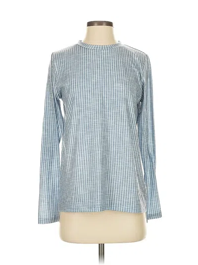 Pre-owned Made With Love Long Sleeve T-shirt In Blue