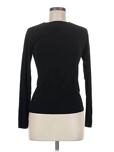 Pre-owned Made With Love Long Sleeve T-shirt In Black