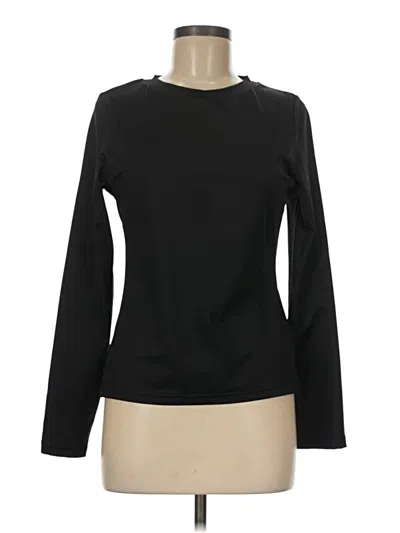 Pre-owned Made With Love Long Sleeve T-shirt In Black