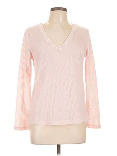 Pre-owned Made With Love Long Sleeve T-shirt In Pink