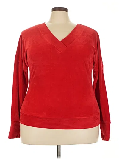 Pre-owned Made With Love Long Sleeve T-shirt In Red
