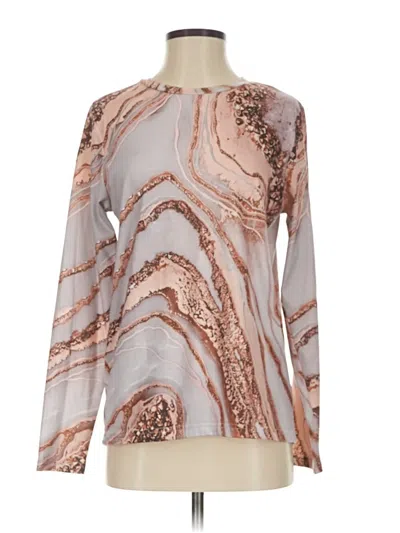 Pre-owned Made With Love Long Sleeve T-shirt In Silver