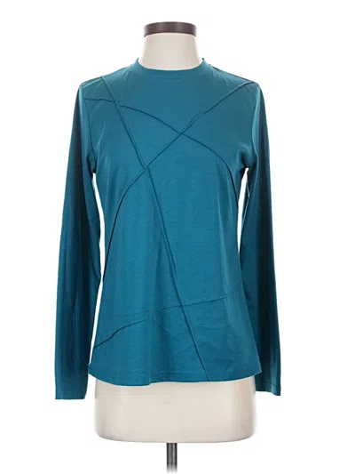 Pre-owned Made With Love Long Sleeve T-shirt In Teal