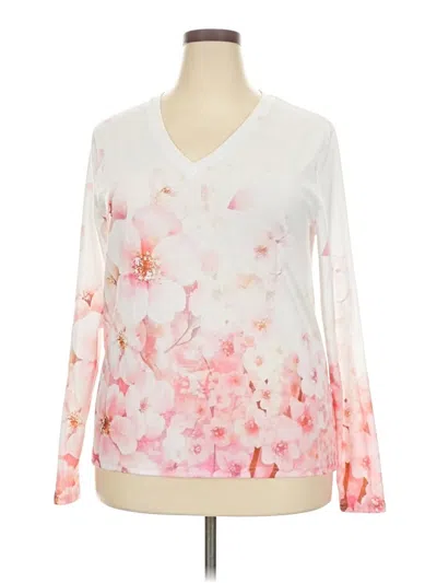 Pre-owned Made With Love Long Sleeve T-shirt In White