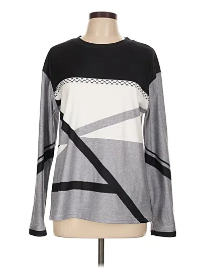 Pre-owned Made With Love Pullover Sweater In Gray