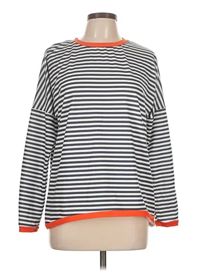 Pre-owned Made With Love Pullover Sweater In Gray