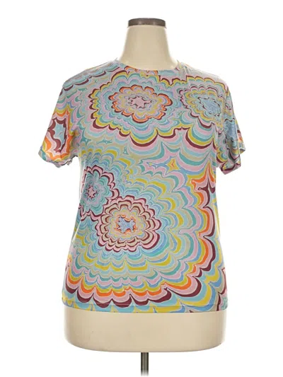 Pre-owned Made With Love Short Sleeve T-shirt In Silver
