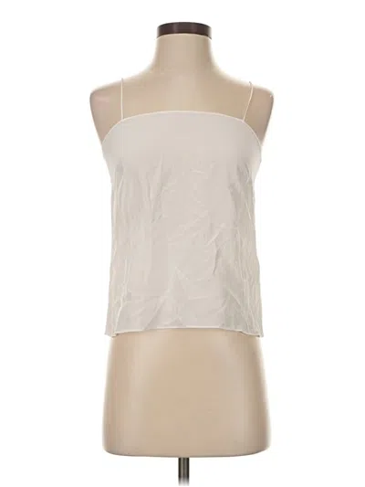 Pre-owned Made With Love Sleeveless Blouse In White