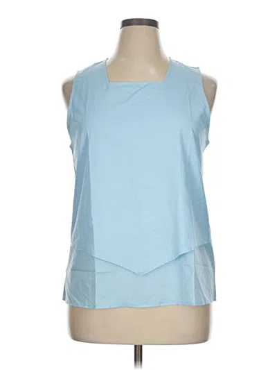 Pre-owned Made With Love Sleeveless T-shirt In Blue