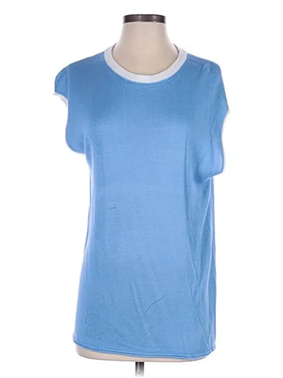 Pre-owned Made With Love Sweater Vest In Blue