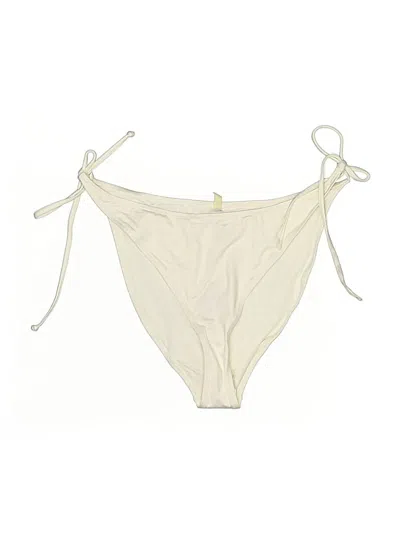 Pre-owned Made With Love Swimsuit Bottoms In Ivory