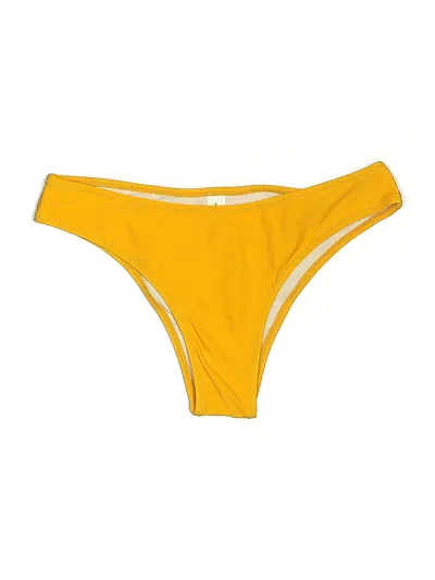 Pre-owned Made With Love Swimsuit Bottoms In Yellow