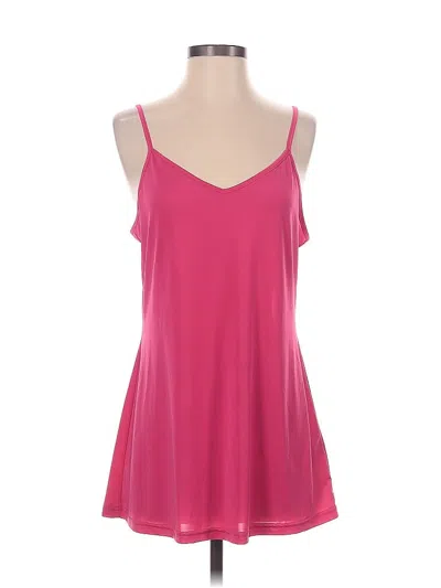 Pre-owned Made With Love Tank Top Pink Strapless Neckline Tops